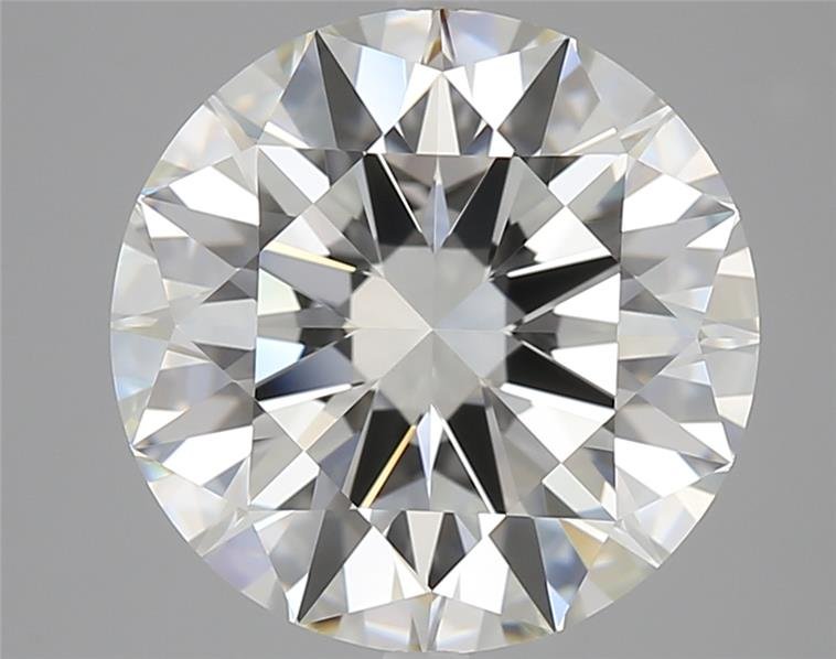 5.01ct H VVS2 Rare Carat Ideal Cut Round Diamond