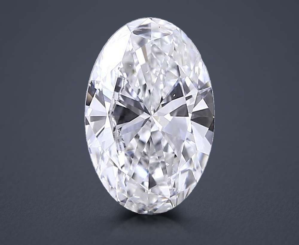 1.00 Carat Oval Lab Diamond