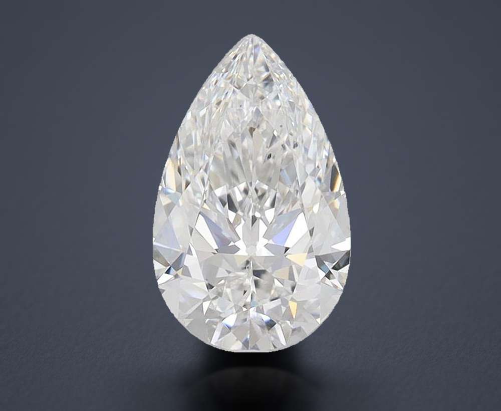 1.45 Carat Pear Lab Diamond