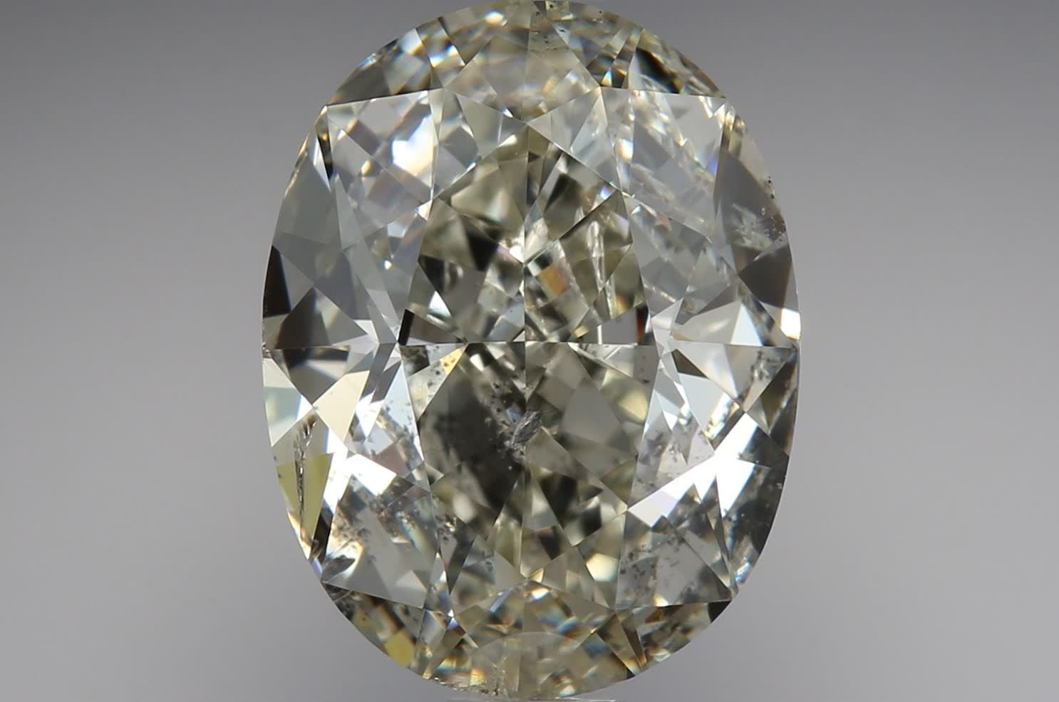 4.01ct K SI2 Very Good Cut Oval Diamond