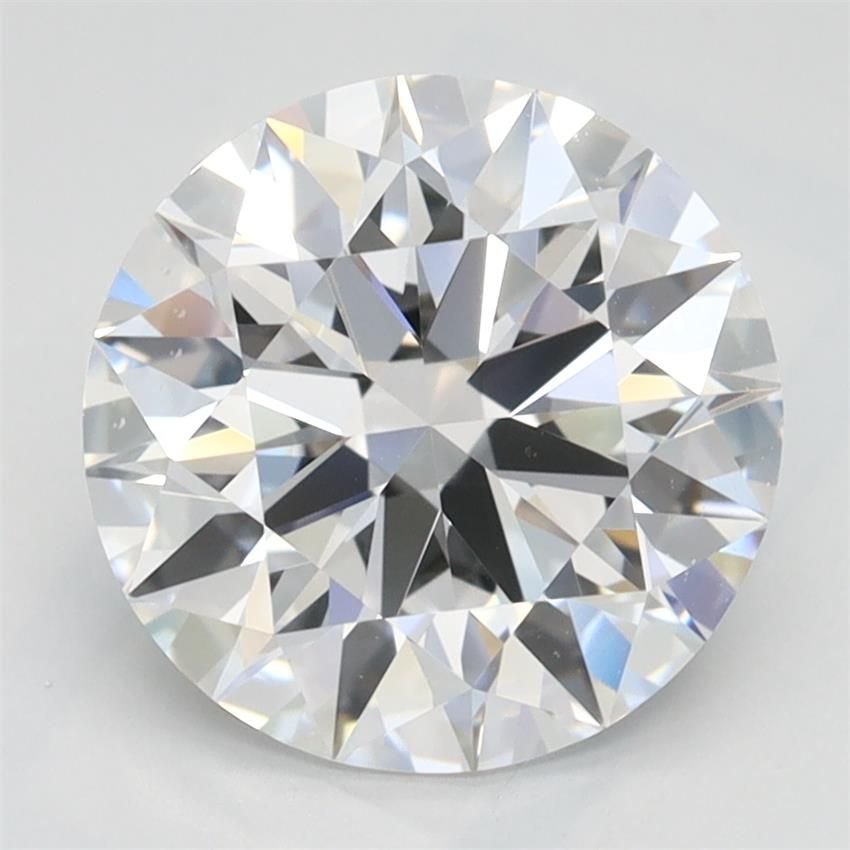 2.50ct D IF Rare Carat Ideal Cut Round Lab Grown Diamond