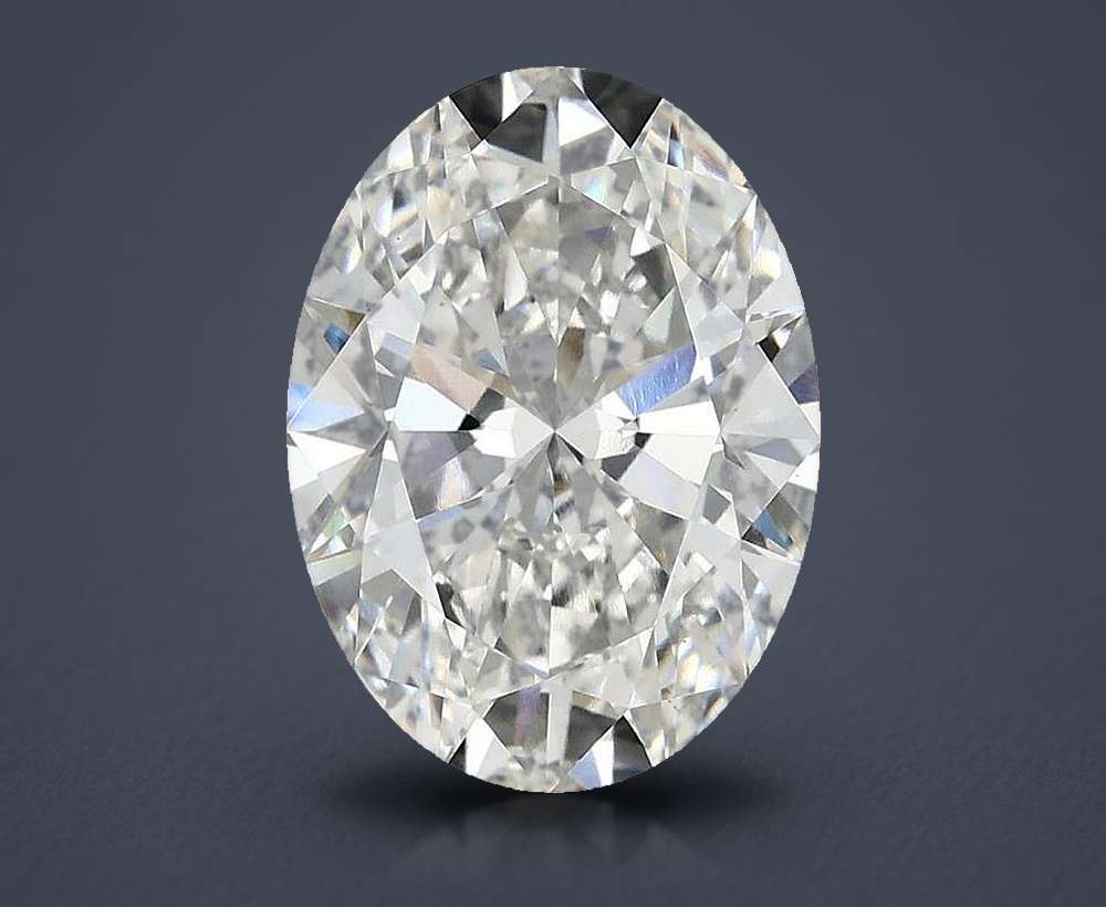 3.64 Carat Oval Lab Diamond