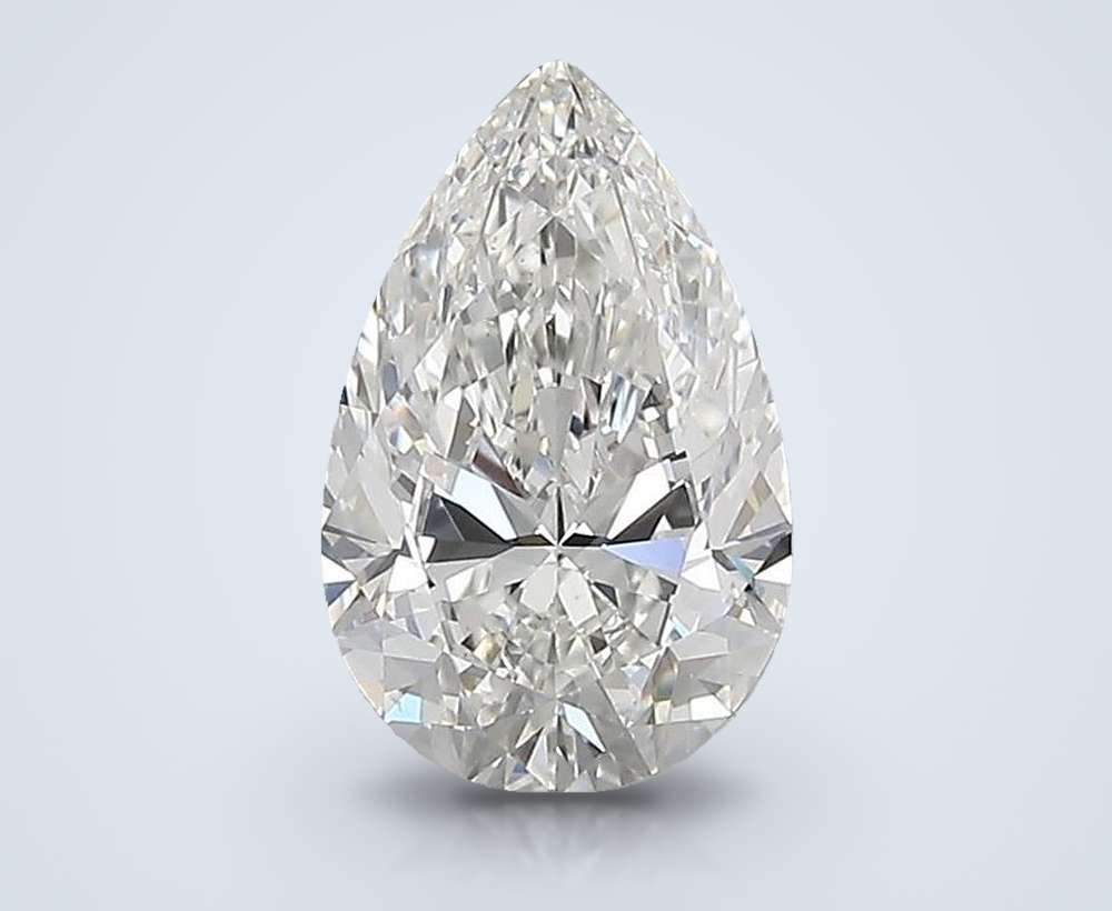 1.70 Carat Pear Natural Diamond