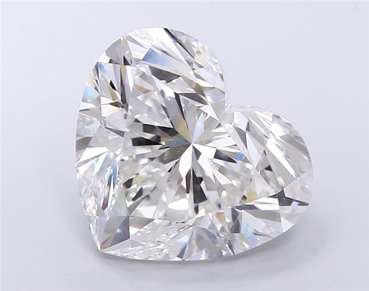 15.05ct F VVS2 Rare Carat Ideal Cut Heart Lab Grown Diamond