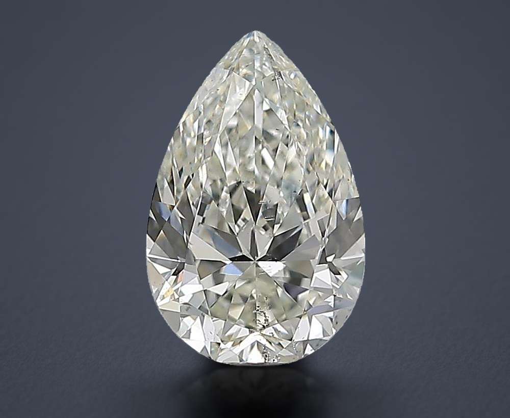 1.72 Carat Pear Natural Diamond