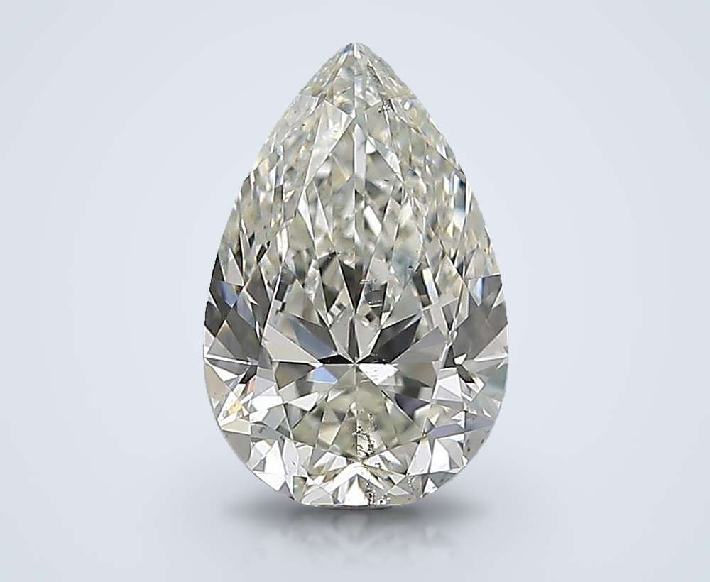 1.72 Carat Pear Natural Diamond