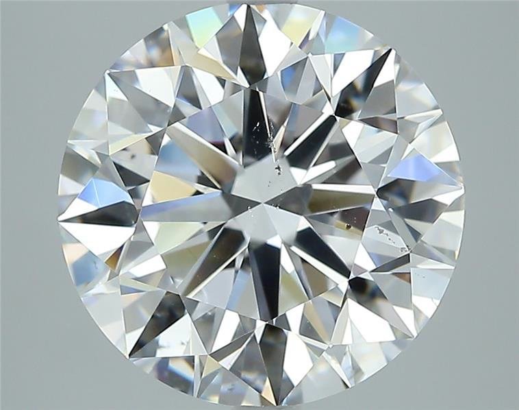 5.40ct D SI1 Rare Carat Ideal Cut Round Diamond