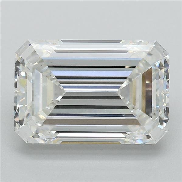 3.12ct G VS1 Excellent Cut Emerald Lab Grown Diamond