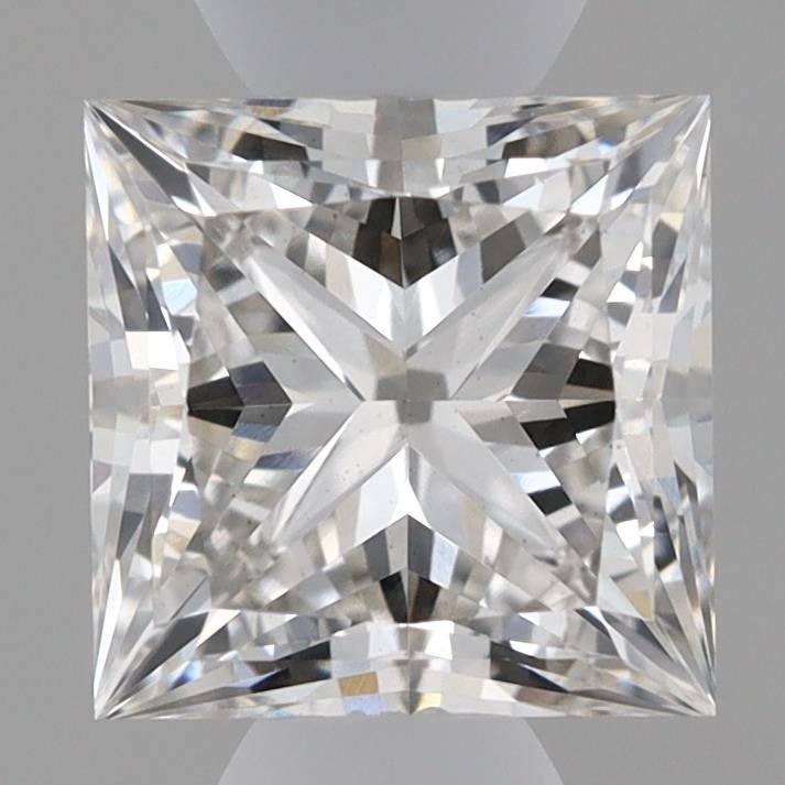 1.27ct H VS2 Rare Carat Ideal Cut Princess Lab Grown Diamond