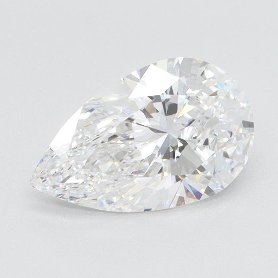 1.58ct E VS2 Rare Carat Ideal Cut Pear Lab Grown Diamond