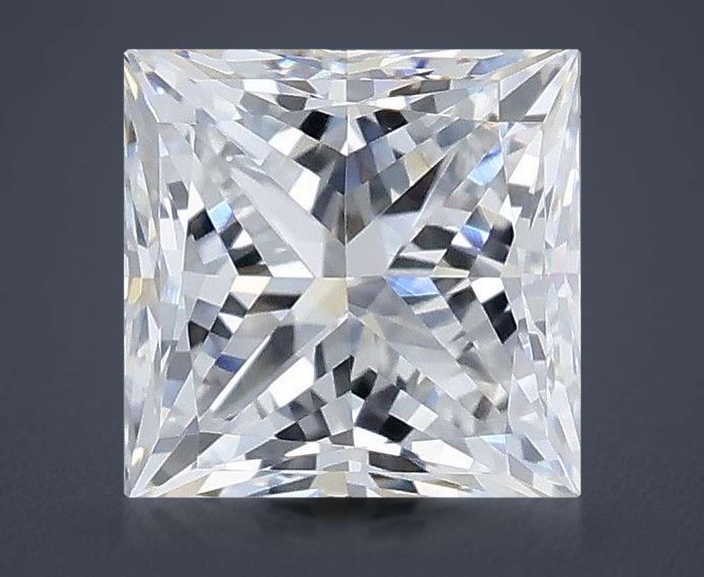 0.74 Carat Princess Lab Diamond