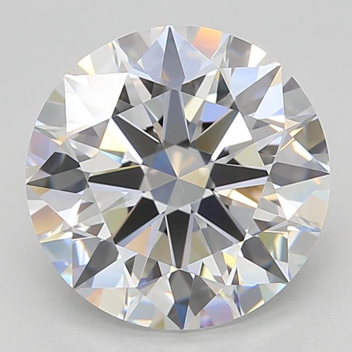 3.68ct D FL Excellent Cut Round Lab Grown Diamond