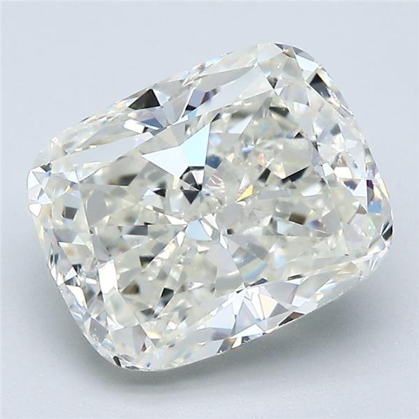 3.01ct J SI2 Very Good Cut Cushion Diamond