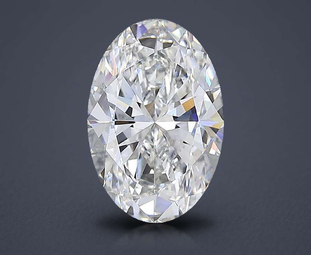 6.58 Carat Oval Lab Diamond