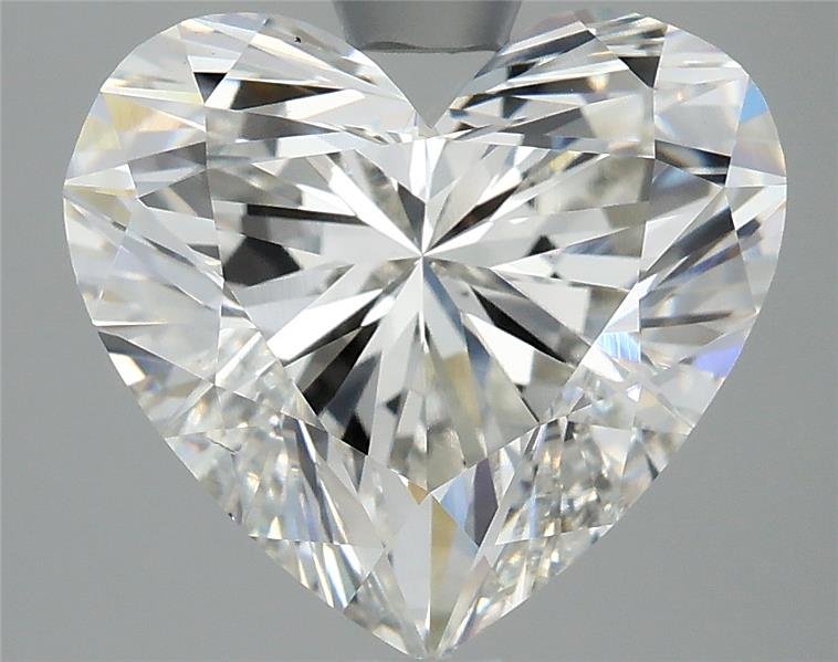 3.85ct G VS2 Rare Carat Ideal Cut Heart Lab Grown Diamond