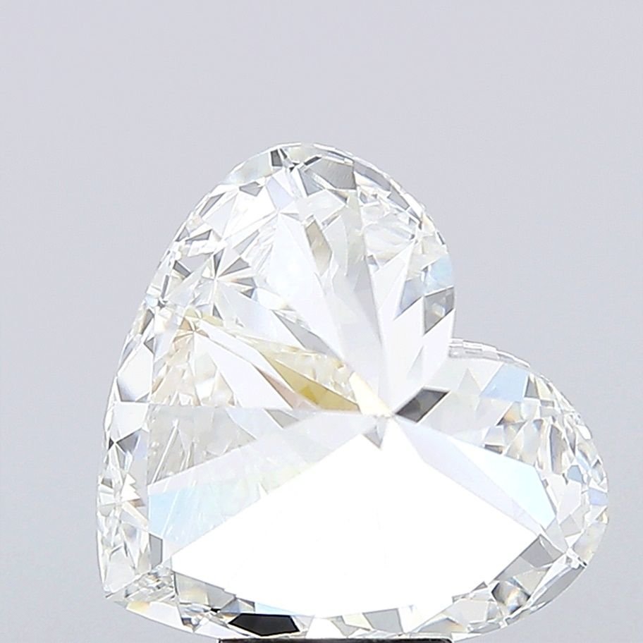 7.69ct F VVS2 Rare Carat Ideal Cut Heart Lab Grown Diamond