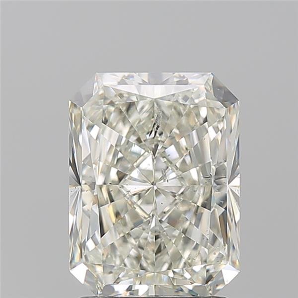 2.28ct K SI2 Rare Carat Ideal Cut Radiant Diamond