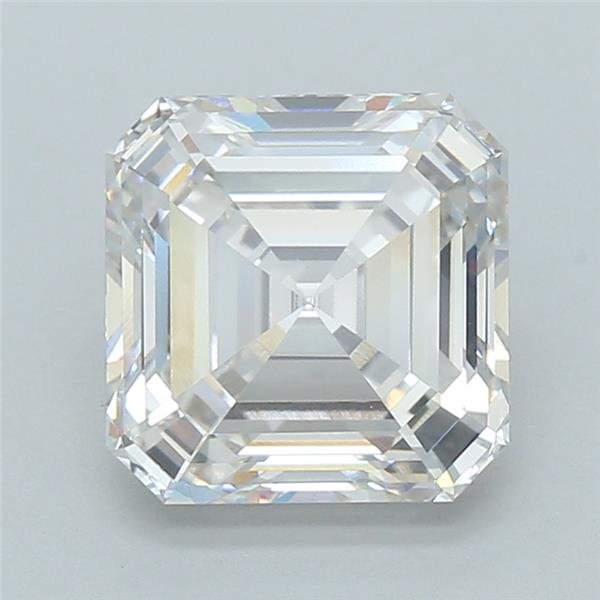 5.08ct G VVS2 Excellent Cut Asscher Lab Grown Diamond