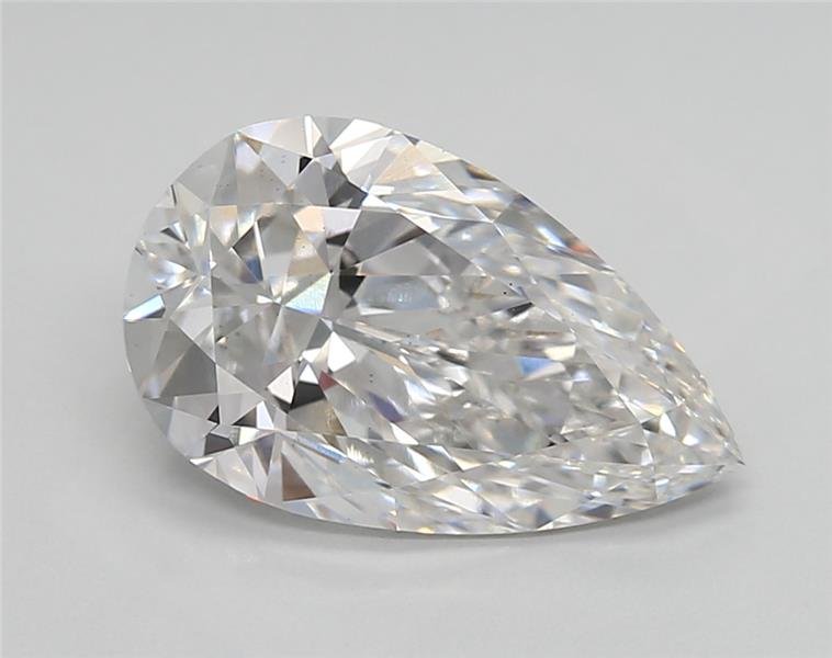 2.77ct F VS1 Rare Carat Ideal Cut Pear Lab Grown Diamond