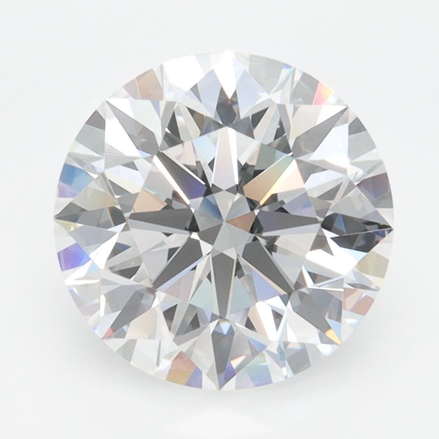 3.29ct D VVS1 Rare Carat Ideal Cut Round Lab Grown Diamond