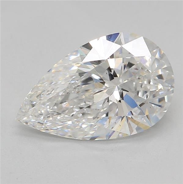 1.01ct F SI1 Rare Carat Ideal Cut Pear Lab Grown Diamond