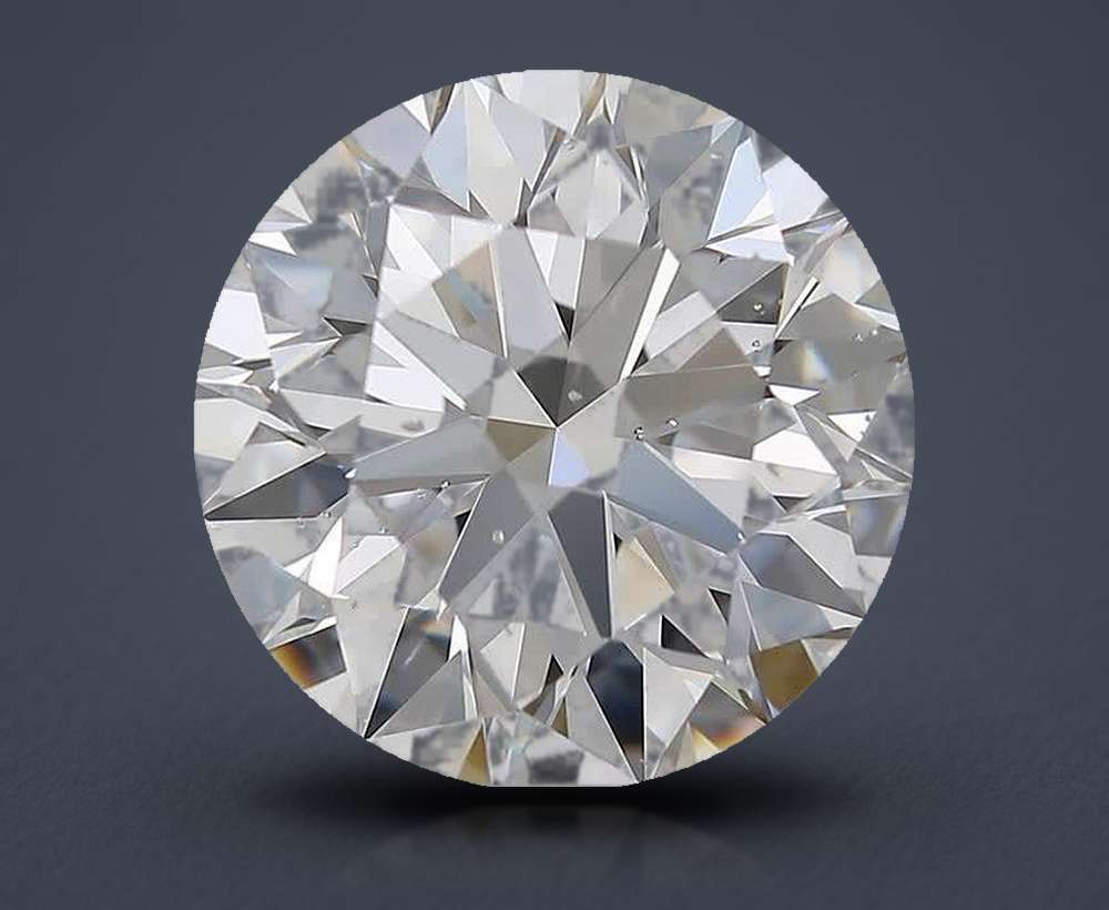 3.72 Carat Round Natural Diamond