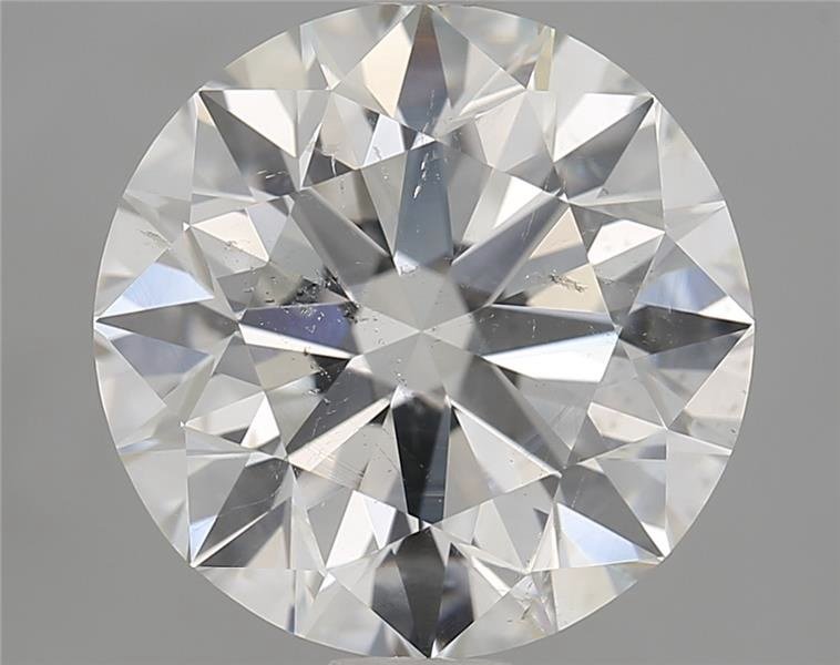 3.17ct I SI2 Rare Carat Ideal Cut Round Diamond