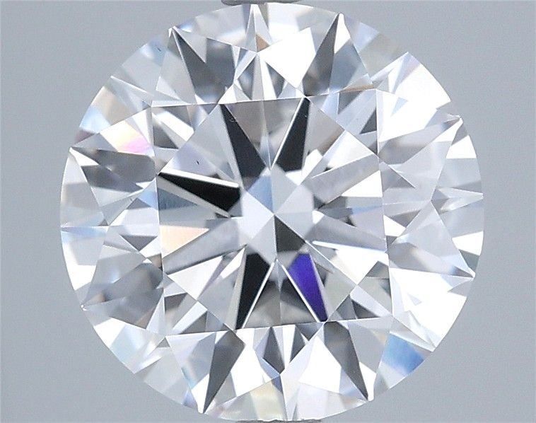 4.03ct D VS1 Rare Carat Ideal Cut Round Lab Grown Diamond