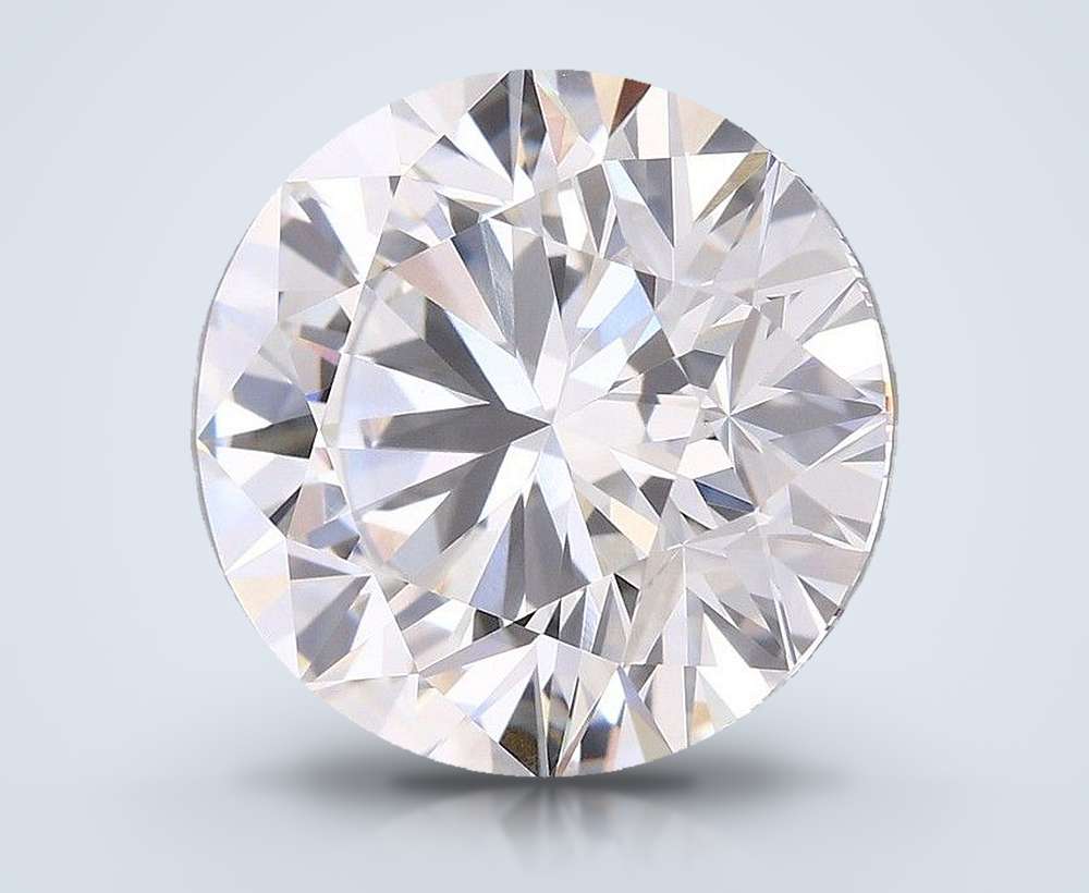 4.08 Carat Round Lab Diamond