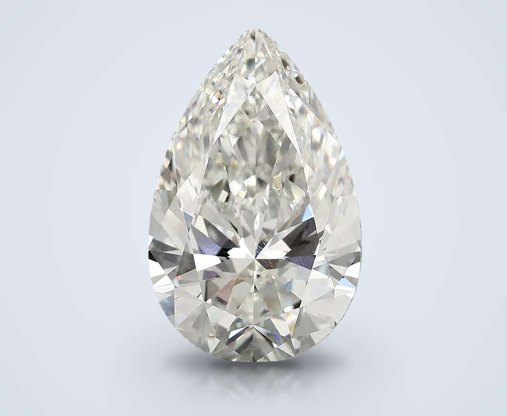 6.02 Carat Pear Lab Diamond