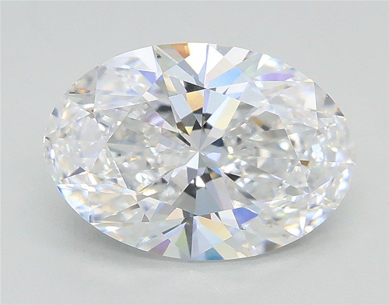 2.02ct D VS1 Rare Carat Ideal Cut Oval Lab Grown Diamond