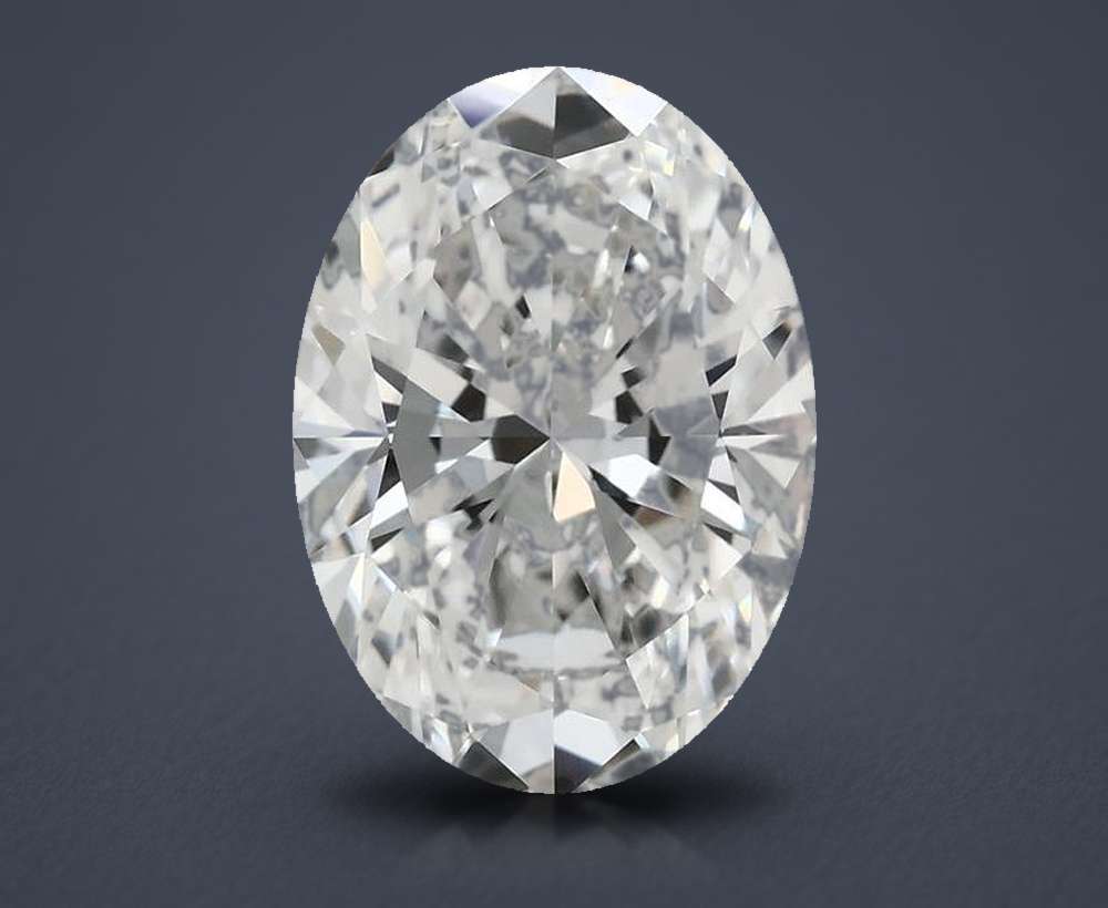 3.60 Carat Oval Lab Diamond