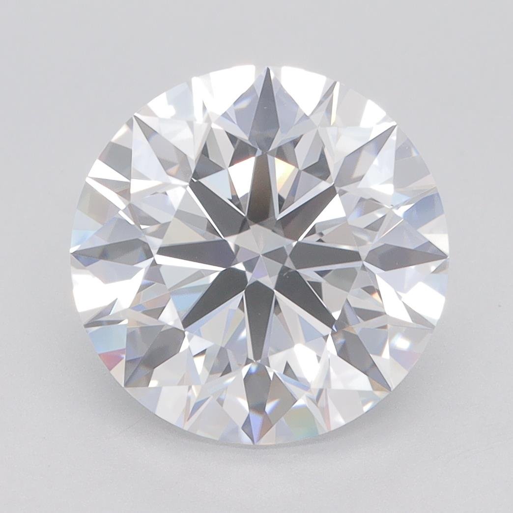 4.01ct D VVS2 Rare Carat Ideal Cut Round Lab Grown Diamond