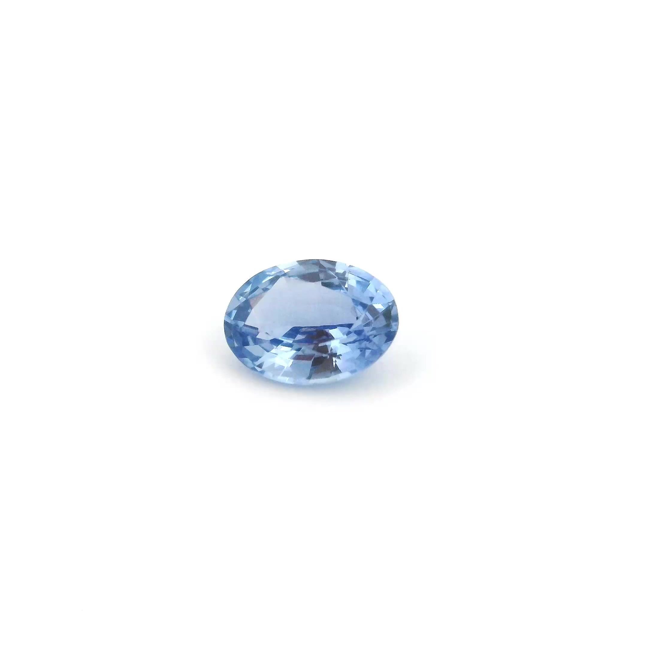 0.94 Carat Blue Oval Sapphire