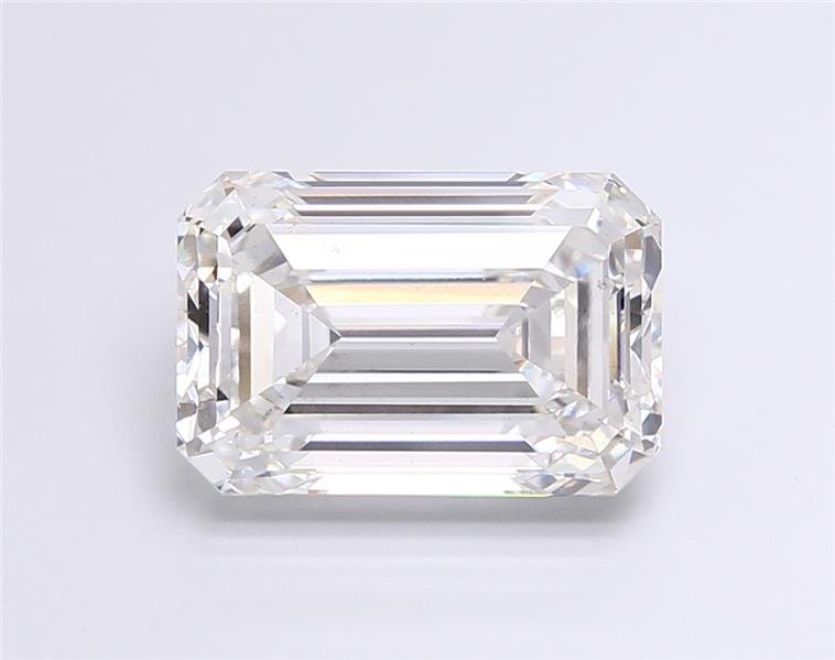 5.53ct F VS1 Excellent Cut Emerald Lab Grown Diamond