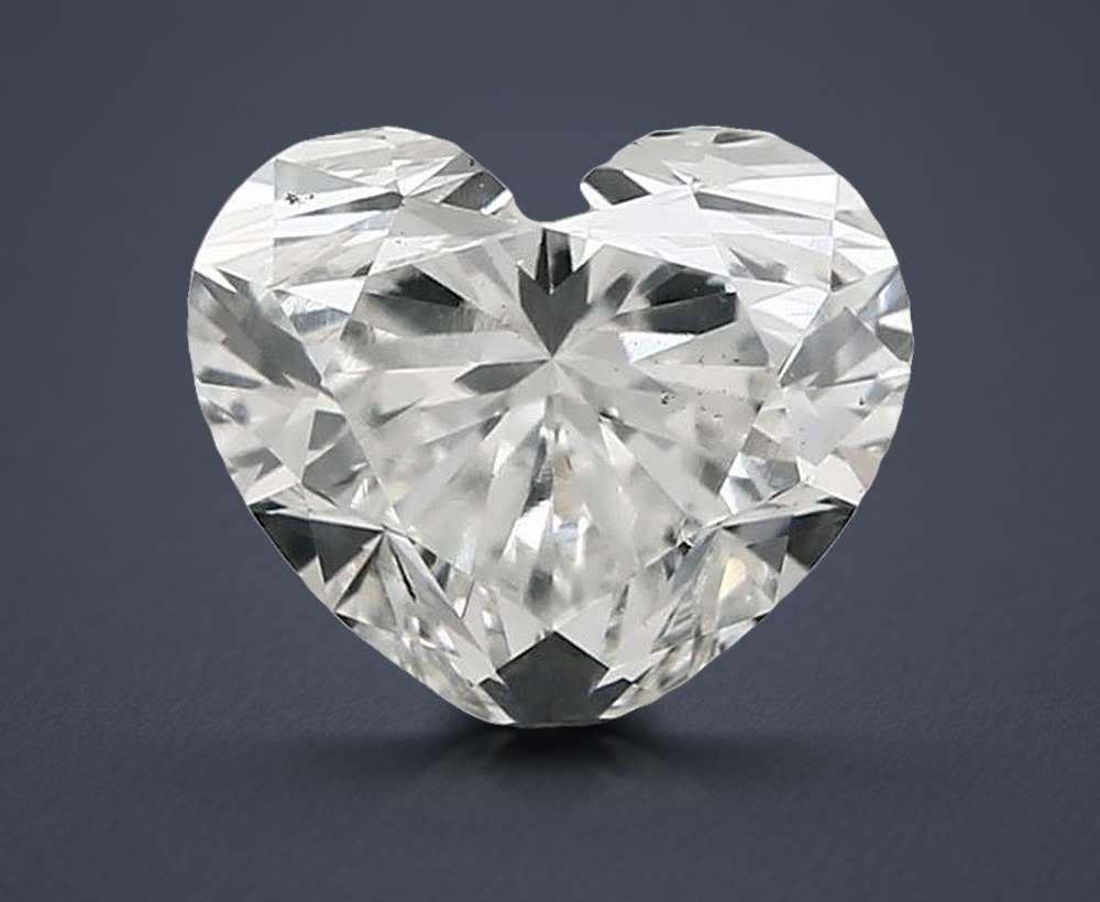 1.71 Carat Heart Natural Diamond