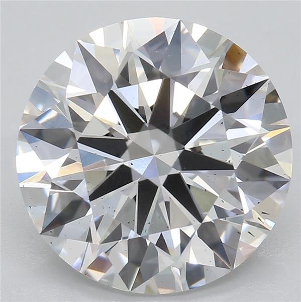 2.82ct E SI1 Rare Carat Ideal Cut Round Lab Grown Diamond