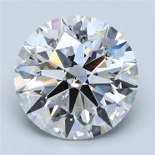 5.01ct F SI2 Excellent Cut Round Diamond