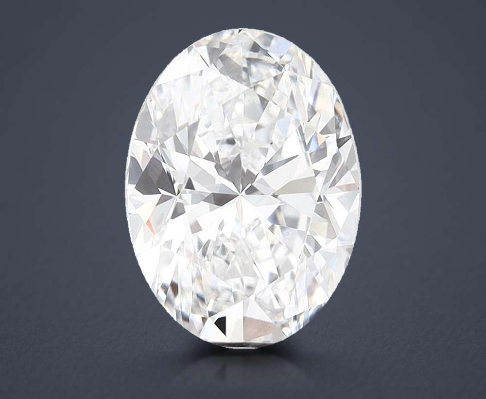 3.65 Carat Oval Lab Diamond