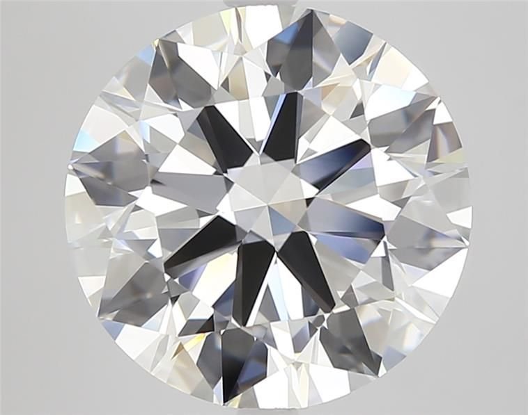 5.03ct F VS1 Rare Carat Ideal Cut Round Diamond