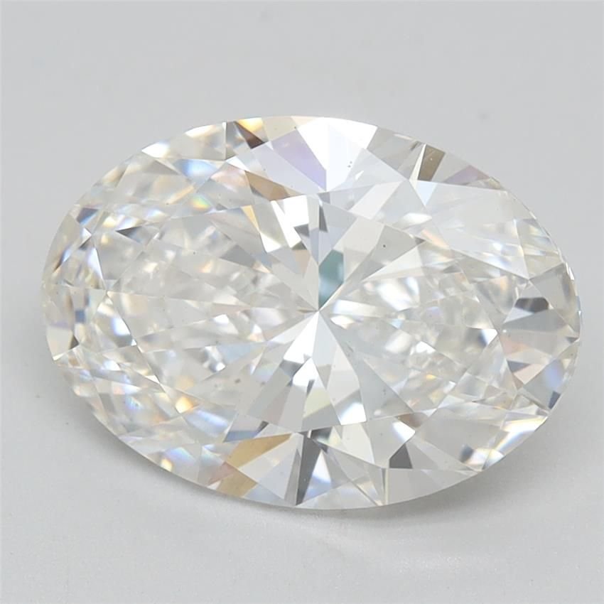 2.18ct F VS1 Rare Carat Ideal Cut Oval Lab Grown Diamond