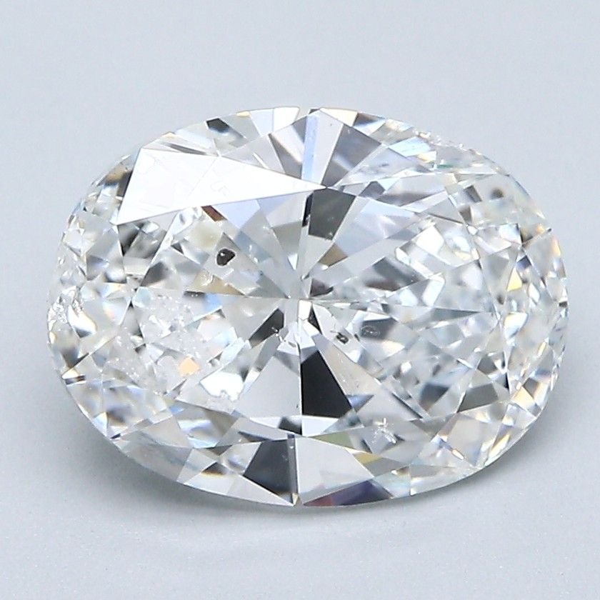 3.01ct F SI1 Very Good Cut Oval Diamond