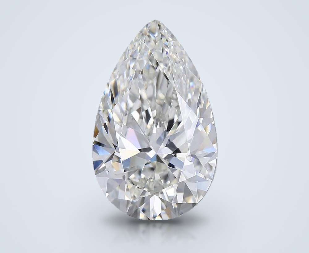 6.01 Carat Pear Lab Diamond