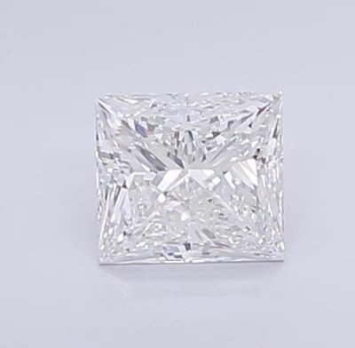 1.08ct F VVS2 Rare Carat Ideal Cut Princess Lab Grown Diamond