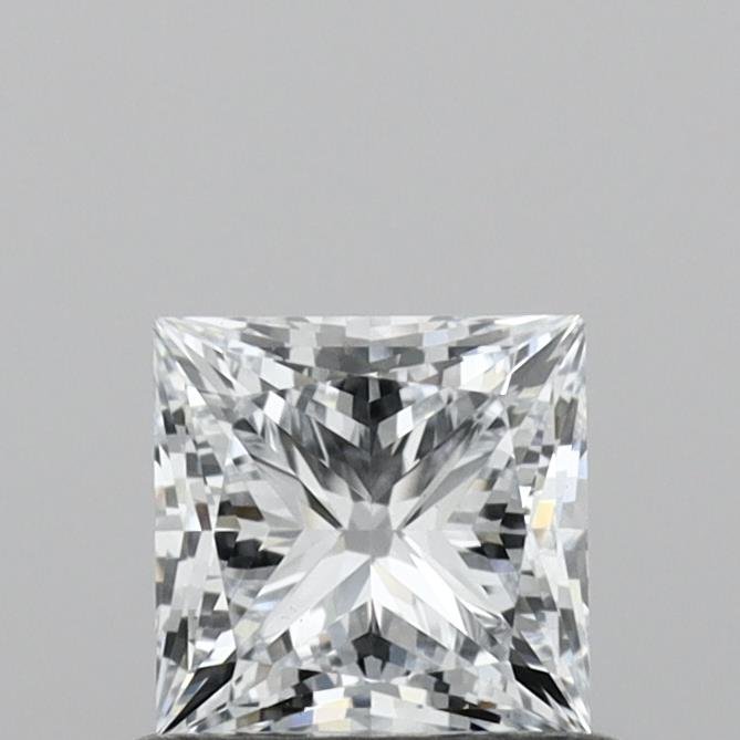 0.71ct F VS1 Rare Carat Ideal Cut Princess Lab Grown Diamond