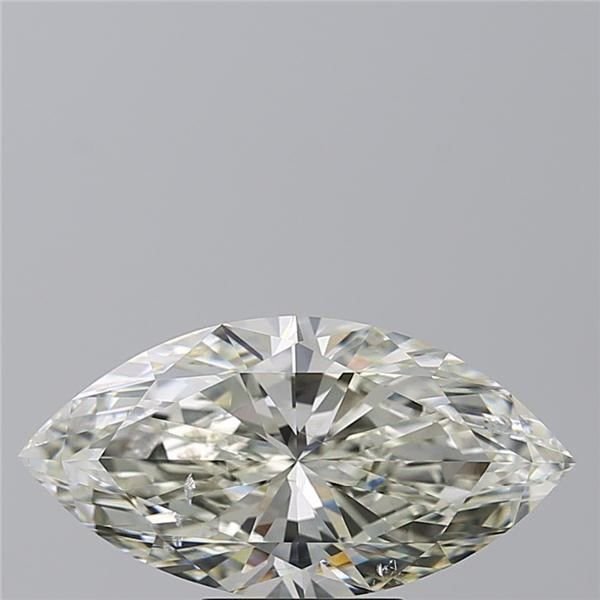 4.03ct K SI2 Rare Carat Ideal Cut Marquise Diamond