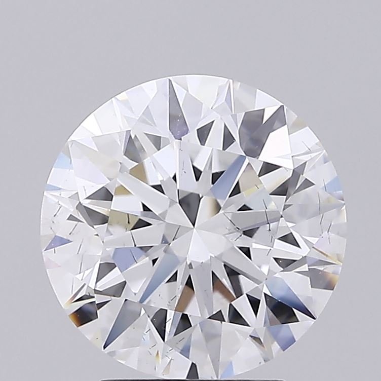 3.82ct D SI2 Rare Carat Ideal Cut Round Lab Grown Diamond