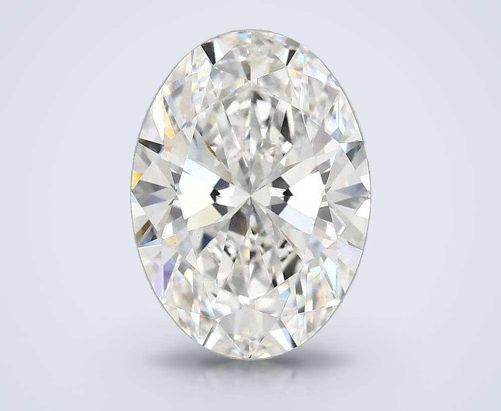 3.91 Carat Oval Lab Diamond