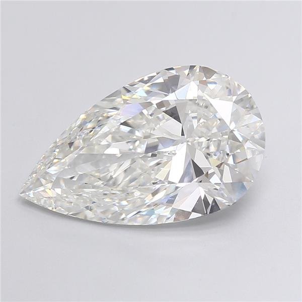 6.90ct G VS1 Rare Carat Ideal Cut Pear Lab Grown Diamond