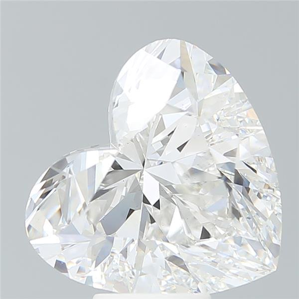 7.99ct F VS1 Rare Carat Ideal Cut Heart Lab Grown Diamond